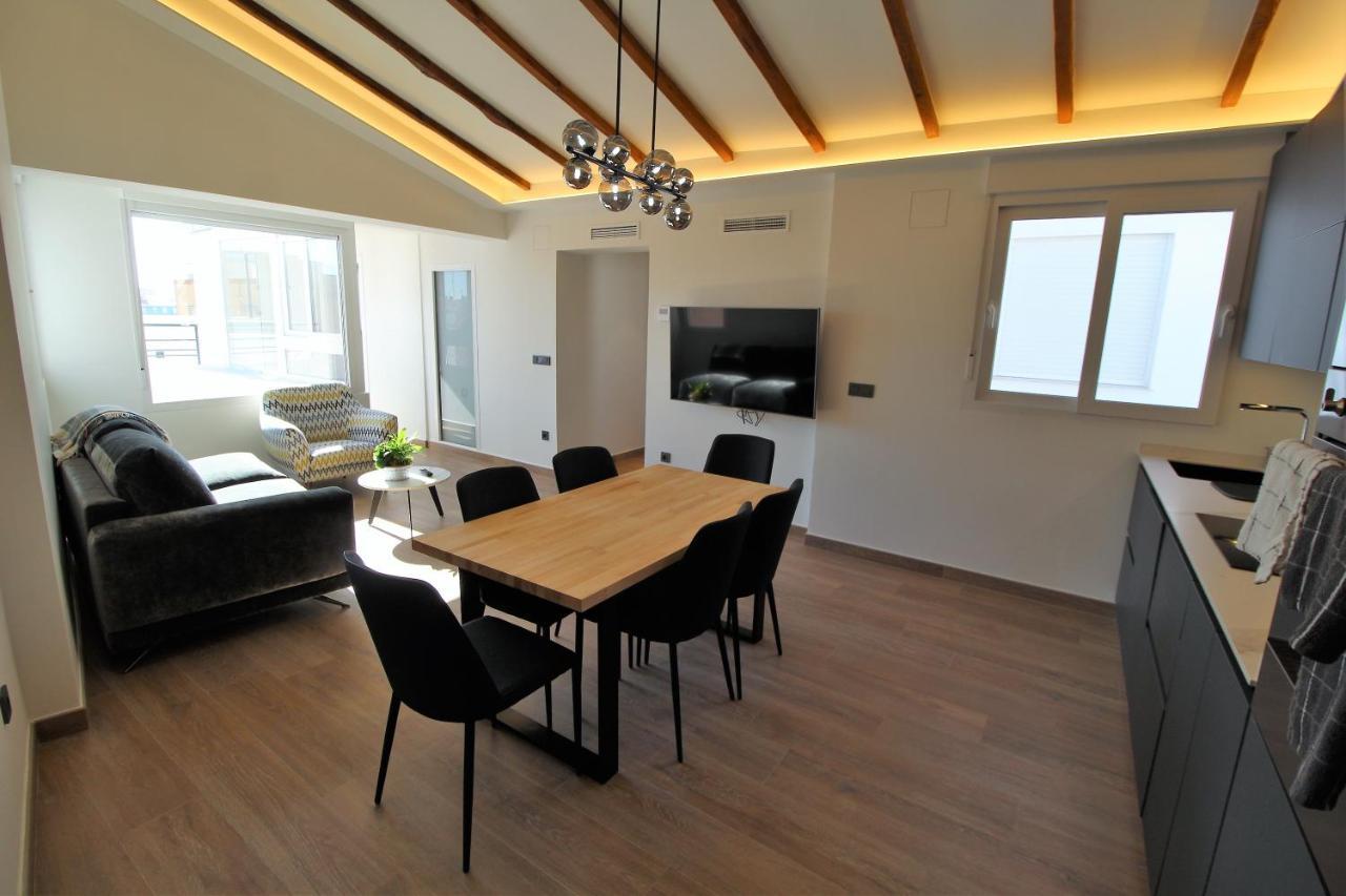 Atico Loft De Lujo Con Terraza Espectacular Y Vista A Los 2 Castillos Leilighet Alicante Eksteriør bilde